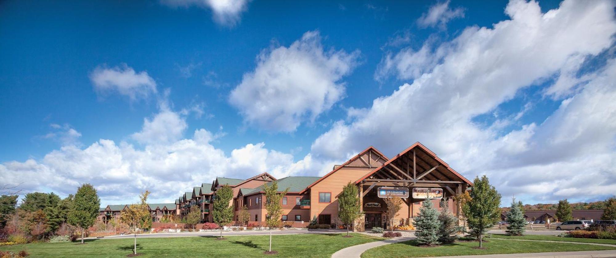 Club Wyndham Glacier Canyon Lake Delton Buitenkant foto